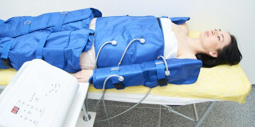 pressoterapia antes e depois